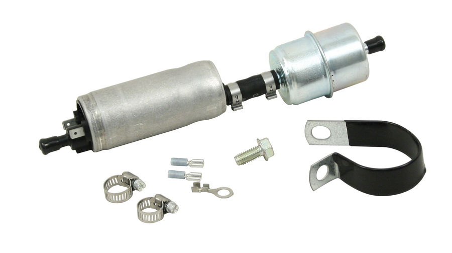 in-line fuel pump & filter kit not for FI - USA - Empi ... vw inline fuel filter 