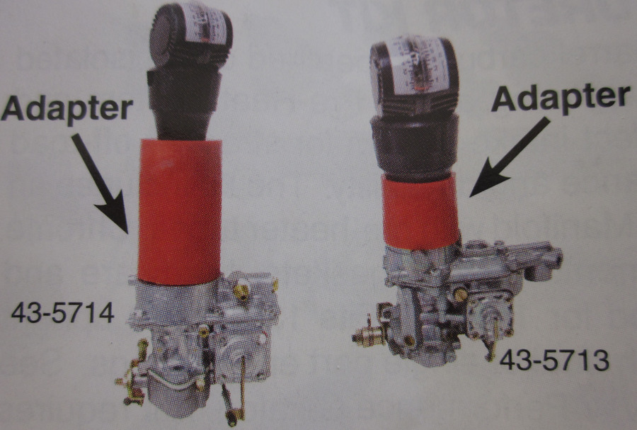 Synchronous ester / carburetor adjust adapter Solex 40 DDHT / 40DDHT VW K70