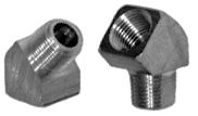 hose fitting 45 degree 3/8" male 3/8" female - pair Bugpack USA