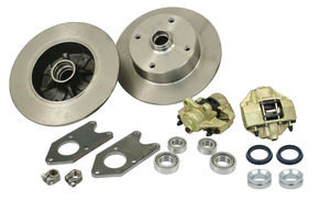 disc brake kit 4 lug front stock w/o spindle link pin kit Empi
