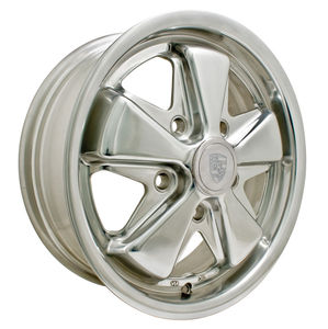 rim 5 x 130 pattern 5 spoke 911 polished alloy 15 x 6 Empi