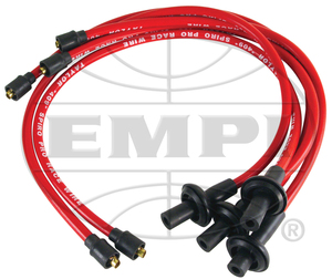 wire set red 10.4mm Spiro Pro Bug 409 w/ long coil wire USA Empi