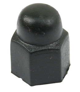 wheel bolt cap - black plastic t1 73-79 Empi