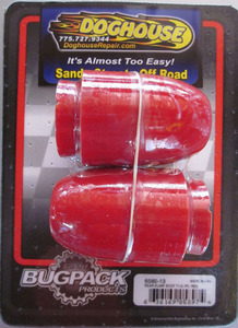 snubber rear PAIR urethane replica of stock bug 58 on ghia to 74 Bugpack red USA Empi