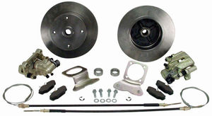 disc brake kit 4 lug rear IRS 68-72 & s/a 68 w/ e-brake Empi