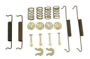 hardware kit & rear brake springs, bug & ghia 58-66