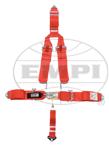 seat belt 5 point 3" x 3" red Crow V Anti Sub Bolt 50 Empi seat belt 5 point 3" x 3" red Crow V Anti Sub Bolt 50 Empi