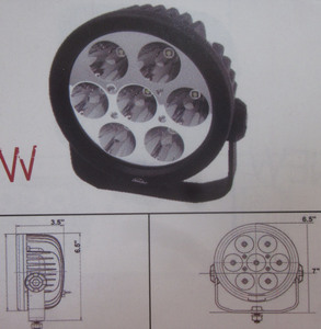 Discovery 10 watt single LED light - spot Black 7 LED's Utility Discovery 10 watt single LED light - spot Black 7 LED's Utility