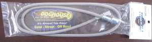 braided brake line #3 with straight fittings on both ends of 36" hose - FPP