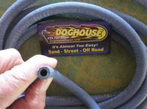 hose BLACK 7mm brake reservoir line by the inch