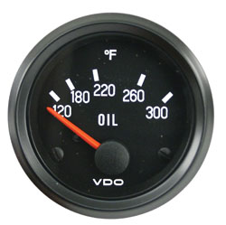 oil temperature gauge black 120-300 VDO 2 1/16"