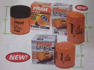 oil filter for pumps & adapters bus & golf PH8A Fram