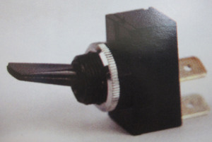 switch - toggle ON ON BLACK lever single pole 20 amp K-Four
