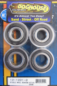 Front wheel bearings, sand sealed set of 4 for alum spindle mount wheels