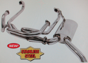 Sideflow Exhaust System Type 2, 63-67 Stainless