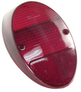 lens for tail light housing L or R bug 62-67 Red Empi