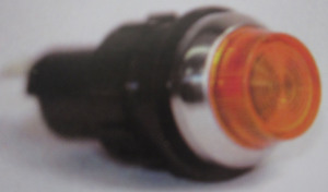 indicator warning light AMBER / chrome or black Large standard 430 K-Four
