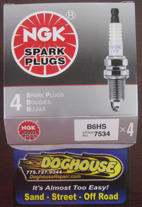 spark plugs (4) Short Reach NGK COLD b6hs