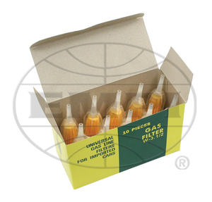 fuel filter plastic disposable 12-2332cc see through ten pack