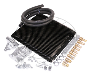 oil cooler flat 72 plate kit complete for bug and bus thru 71 & more Empi