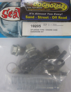 engine case hardware kit w/ hex head plugs Scat engine case hardware kit w/ hex head plugs Scat