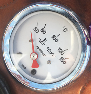 Temp gauge as seen on HS4's - sweep needle style for water & oil
