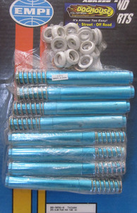 push rod tube set 1200cc to 2332cc quik change spring pressure style aluminum Empi w/ seals