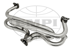 exhaust header street 1 3/8" dia pipes Stainless Steel Empi premium