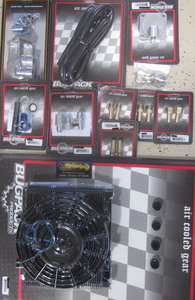 oil cooler & fan kit 96 plate cooler w/ fan - Bugpack full flow oil cooler & fan kit 96 plate cooler w/ fan - Bugpack full flow