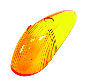 lens for turn signal bug 58-63 left or right amber Empi