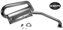 muffler street high mount style bug Ceramic coated Empi