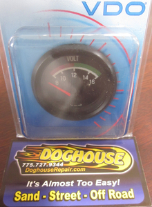 voltmeter gauge black VDO 2 1/16"