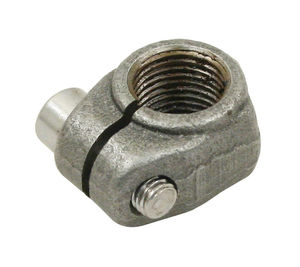 spindle nut for ball joint spindle - clamp nut w/ screw LEFT SIDE Empi