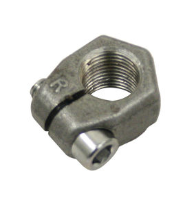 spindle nut for ball joint spindle - clamp nut w/ screw RIGHT SIDE Empi