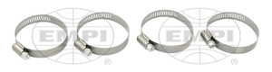 heater hose clamp set of 4 stainless Empi