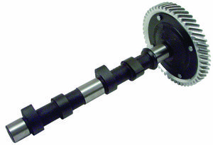 camshaft with gear stock bug style 71 on 338"L x 260D dished gear Empi