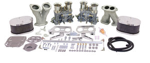 carb kit dual 44 IDF deluxe kit for type 1 engines Weber hex Empi billet air