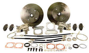 disc brake kit 4 lug rear Long Axle Swing & IRS 73-79 w/ e-brake Empi