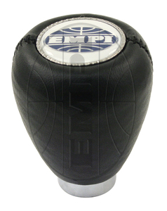 shift knob black vinyl Empi logo top Empi
