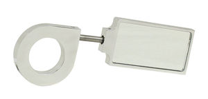 mirror outside billet left or right side Rectangular clamp on 1 1/2" Empi EACH