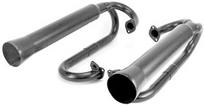 exhaust street/offroad system 1 1/2" Dual Racing w/ inserts painted Empi