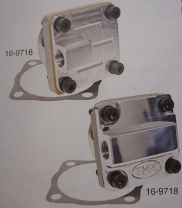 oil pump 67-71 w/ flat gear & 8mm aluminum & FF 32mm gears Empi grooved
