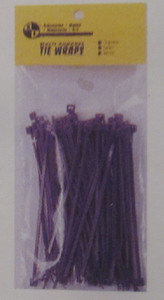 tie wrap set zip tie 6" - purple K-Four 40