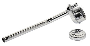 oil filler chrome oem filler w/ downtube & vent Empi