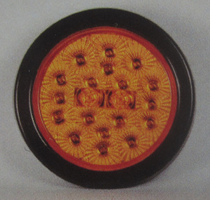taillight LED Amber lens round - K-Four