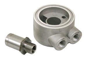 oil cooler adapter sandwich or wafer (for adding an oil cooler) type 4 Empi oil cooler adapter sandwich or wafer (for adding an oil cooler) type 4 Empi