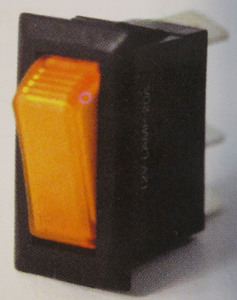 switch rocker style OFF ON AMBER 20 amp K-Four
