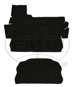 trunk lining carpet SB 73-79 & SB convertible black Empi loop