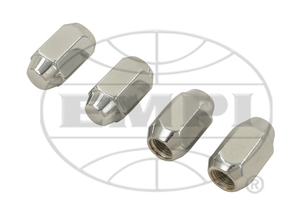 wheel nut set 1/2-20 60 degree chrome for screw in stud Empi