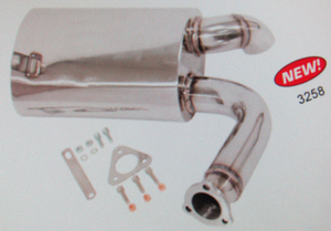 Replacement Mufflers for EMPI Sideflow Exhaust System 3255